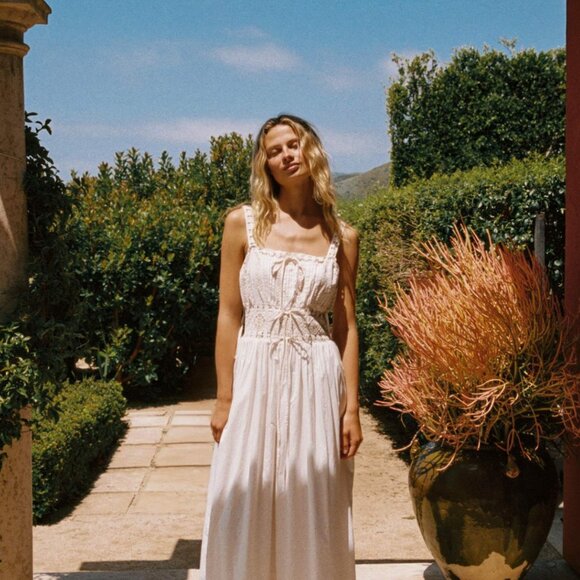 Christy Dawn The Larissa Dress in Pearl M - Picture 4 of 9